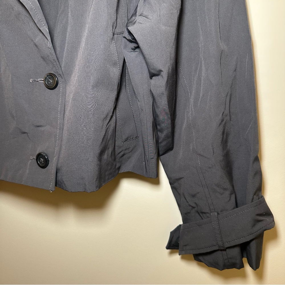 Abercrombie Cropped Trench - Dark Grey L - Picture 4 of 5